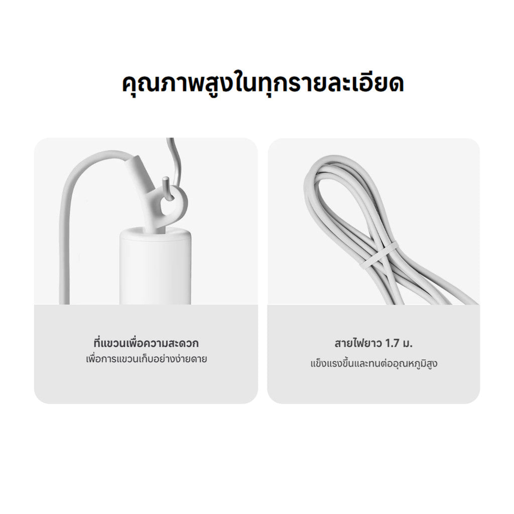 XIAOMI H101 COMPACT HAIR DRYER ไดร์เป่าผม ไม่ทำลายเส้นผม โหมดอุณหภูมิลมสองโหมด พับเก็บได้ พกพาสะดวก