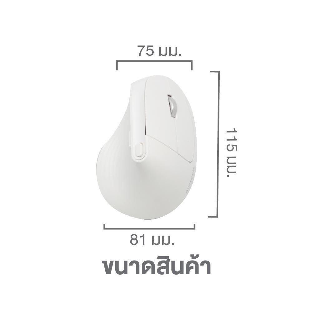 ANITECH เม้าส์ไร้สาย รุ่น W230 BLACK MOUSE WIRELESS & BLUETOOTH เม้าส์เพื่อสุขภาพ