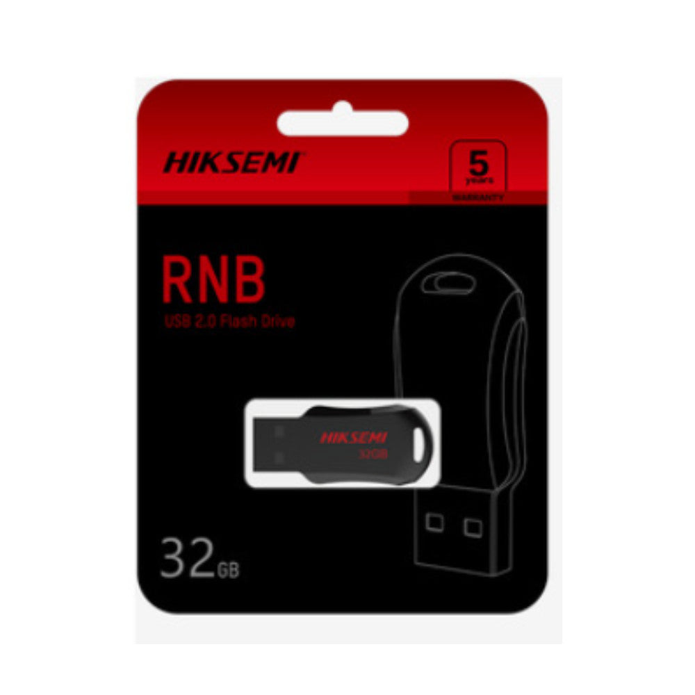HIKSEMI FLASH DRIVE (แฟลชไดรฟ์) M200R USB2.0 (Black Red) (HS-USB-M200R) WARRANTY 5 YEARS