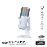 NUBWO X600+ HYPNOSIS MICROPHONE ไมค์สตรีมมิ่ง แคสเกมส์ อัดเสียง มีไฟ RGB ประกัน 2ปี