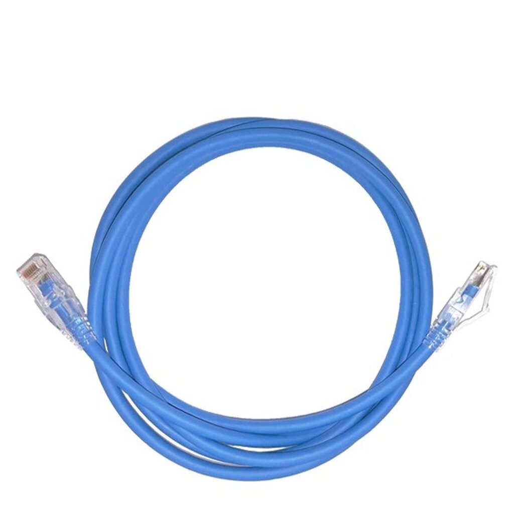 LINK US-5102LZ-4 BLUE สายแลน 2 เมตร CAT6 RJ4 PATCH CORD LSZH 2M. LAN CABLE มีส่งด่วน