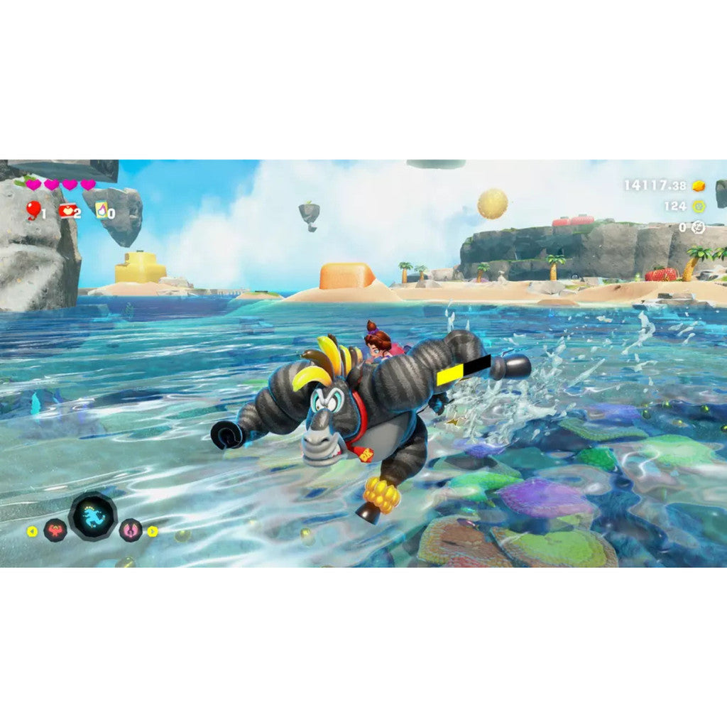 Nintendo Switch 2 Donkey Kong Bananza แผ่นเกมมือ 1