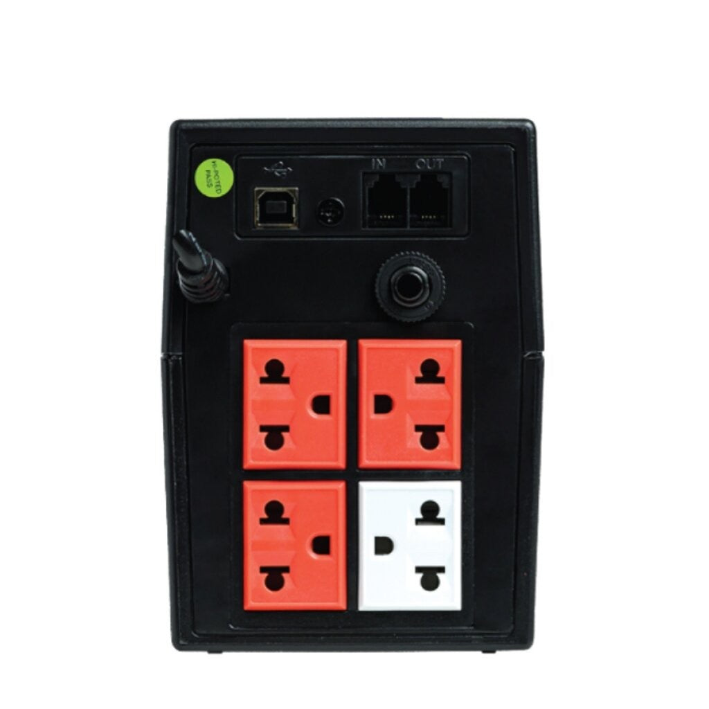 ZIRCON AI PLUS 1000VA/630W UPS เครื่องสำรองไฟ รับประกัน 2 ปี