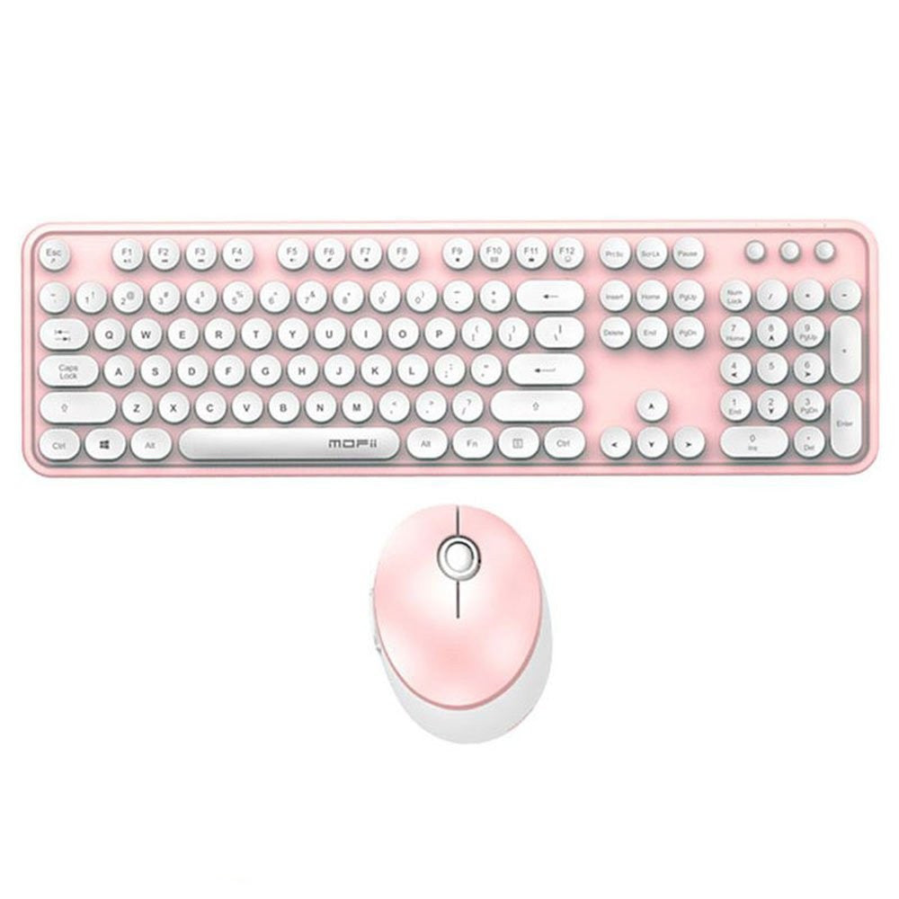 MOFII SWEET FULL SIZE WIRELESS COMBO PINK/GREEN/OFFWHITE/ BLACK