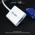 GLINK GL001 (GL-001) ตัวแปลง CONVERTER HDMI TO VGA + AUDIO สีขาว