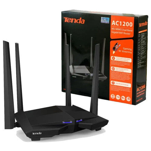 TENDA AC10 WiFi Router AC1200 Dual Band Gigabit  รับประกันศูนย์ไทย 4 ปี