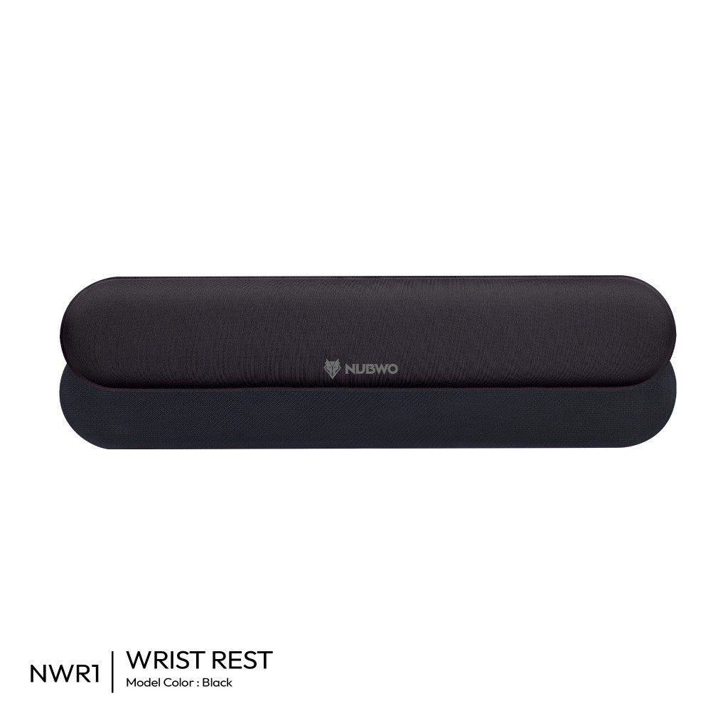 NUBWO NWR1 WRIST REST แผ่นรองข้อมือ ผลิตจากเมมโมรี่โฟม พร้อม ANTI-SLIP ป้องกันการลื่นไถล