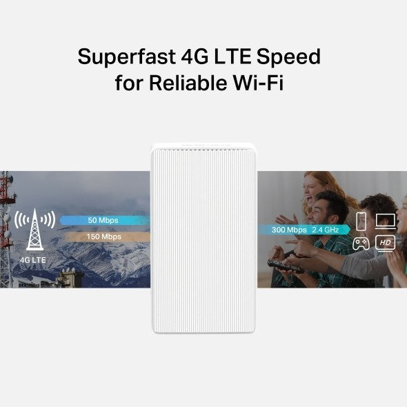 MERCUSYS MB110-4G V.2 300 MBPS WIRELESS N 4G LTE ROUTER