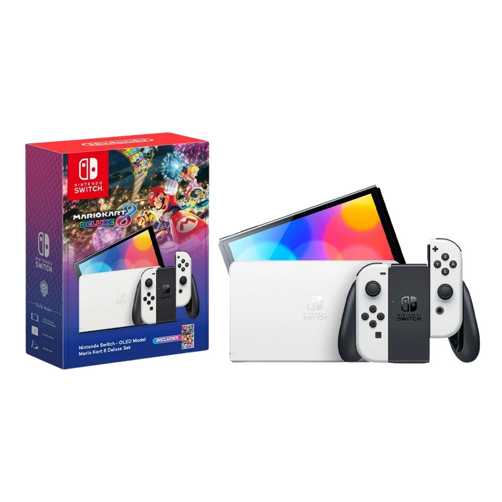 NINTENDO SWITCH OLED MODEL Mario Kart 8 Deluxe Bundle นินเทนโด้ เครื่องเกมคอนโซล