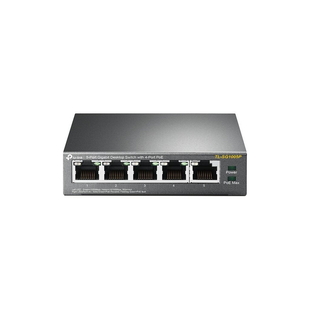 TP-LINK TL-SG1005P SWITCH HUB (สวิตซ์ฮับ) 5 PORT 4-PORT POE