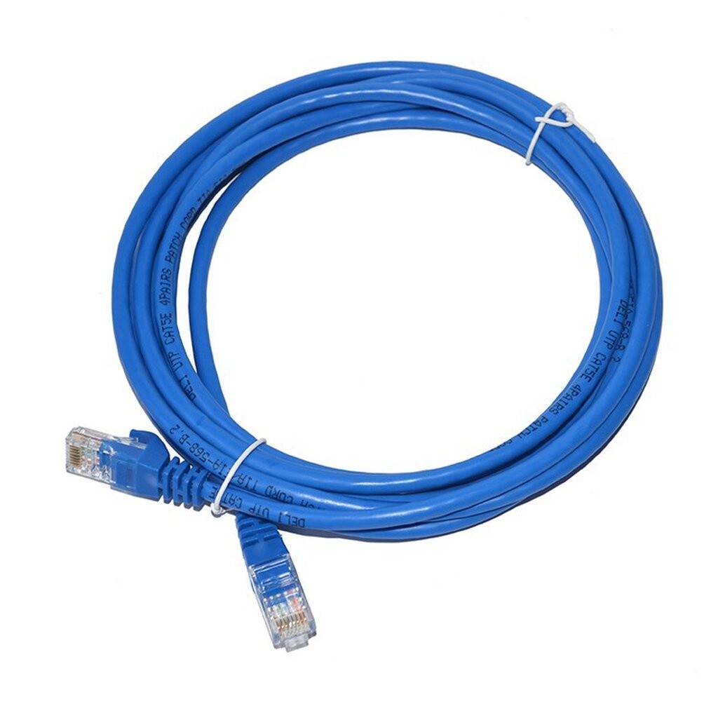 สาย LAN CAT 5E สายแลนเข้าหัวสำเร็จรูป ยาว 40 เมตร สีฟ้า