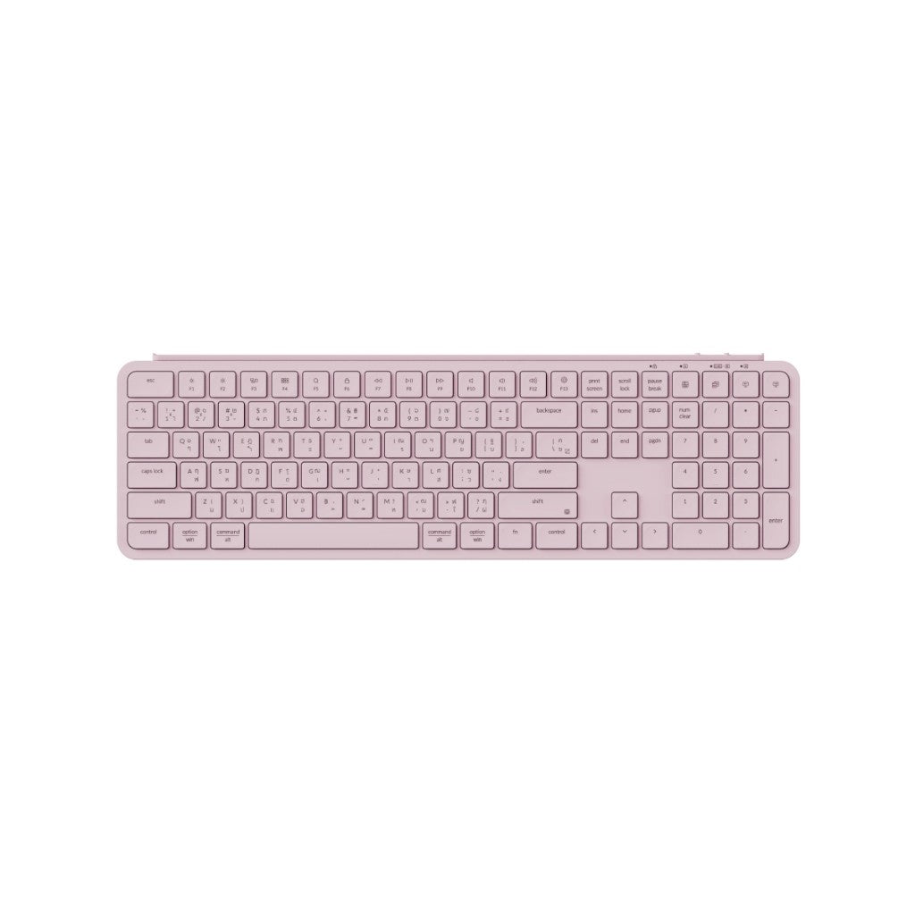 KEYCHRON B6 PRO ULTRA SLIM WIRELESS KEYBOARD 100% FULL SIZED คีย์บอร์ดไร้สาย บางพิเศษ คีย์ TH/EN