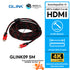 รวมสาย HDMI GLINK GLINK09 HDTV-CABLE HDMI 1.5-5M VERSION 1.4 4K 24Hz สายถักดำ-แดง ความยาว 1.5-5 เมตร