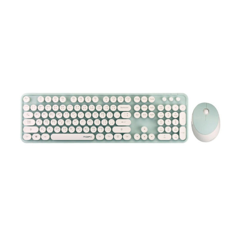 MOFII SWEET FULL SIZE WIRELESS COMBO PINK/GREEN/OFFWHITE/ BLACK