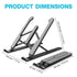 OKER C-12 CREATIVE LAPTOP STAND COOLING PAD ขาตั้งแล็ปท็อปแบบพกพา ปรับระดับได้ 6 ระดับ