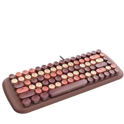 MOFII CANDY M BACKLIT MECHANICAL KEYBOARD - MIXED BROWN/ MIXED PINK