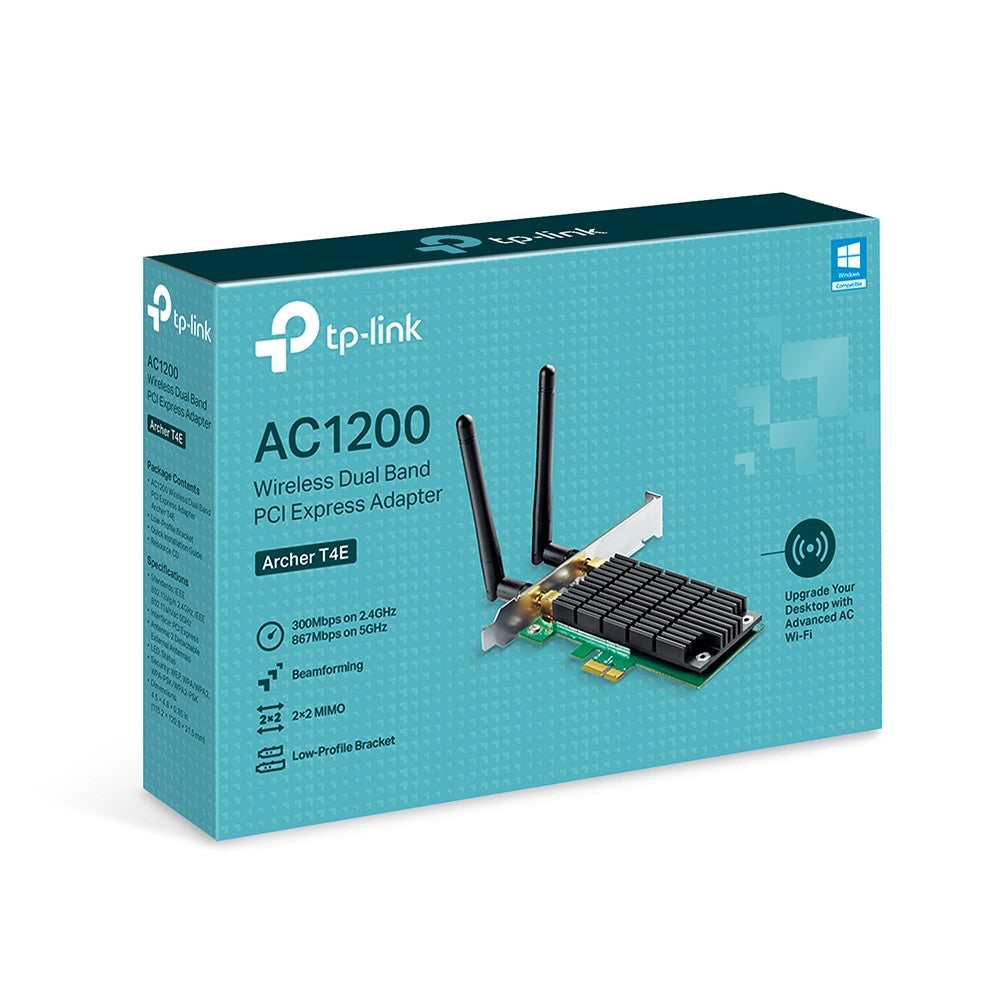 TP-LINK ARCHER T4E AC1200 WIRELESS DUAL BAND PCI EXPRESS ADAPTER