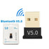 USB BLUETOOTH 5.0 อะแดปเตอร์ตัวรับส่งสัญญาณบลูทูธ อะแดปเตอร์ USB ไร้สายสําหรับแล็ปท็อป คอมพิวเตอร์