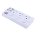 รางปลั๊ก มอก. 3ช่อง 3สวิตช์ 3เมตร โตชิโน ECO-33 สีขาว