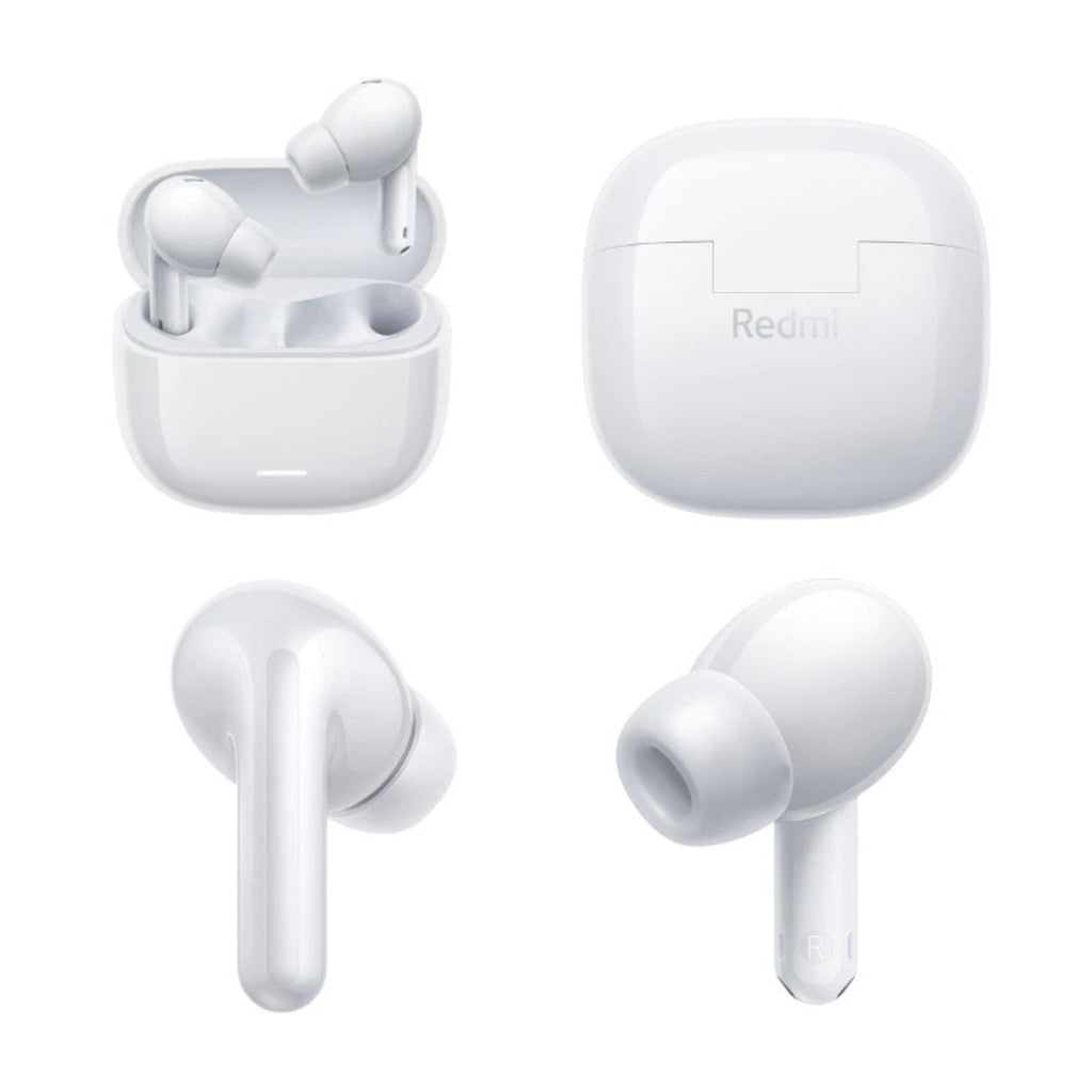 XIAOMI REDMI BUDS 6 LITE WHITE หูฟังบลูทูธไร้สาย ลดเสียงรบกวนด้วย AI ฟังได้นาน ประกันศูนย์ไทย 1 ปี