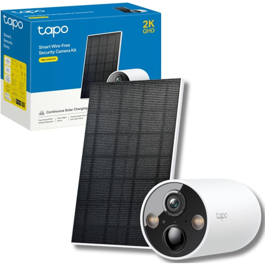 TP-LINK TAPO C425 KIT SolarPowered Security Camera Kit กล้องวงจรปิดไร้สาย