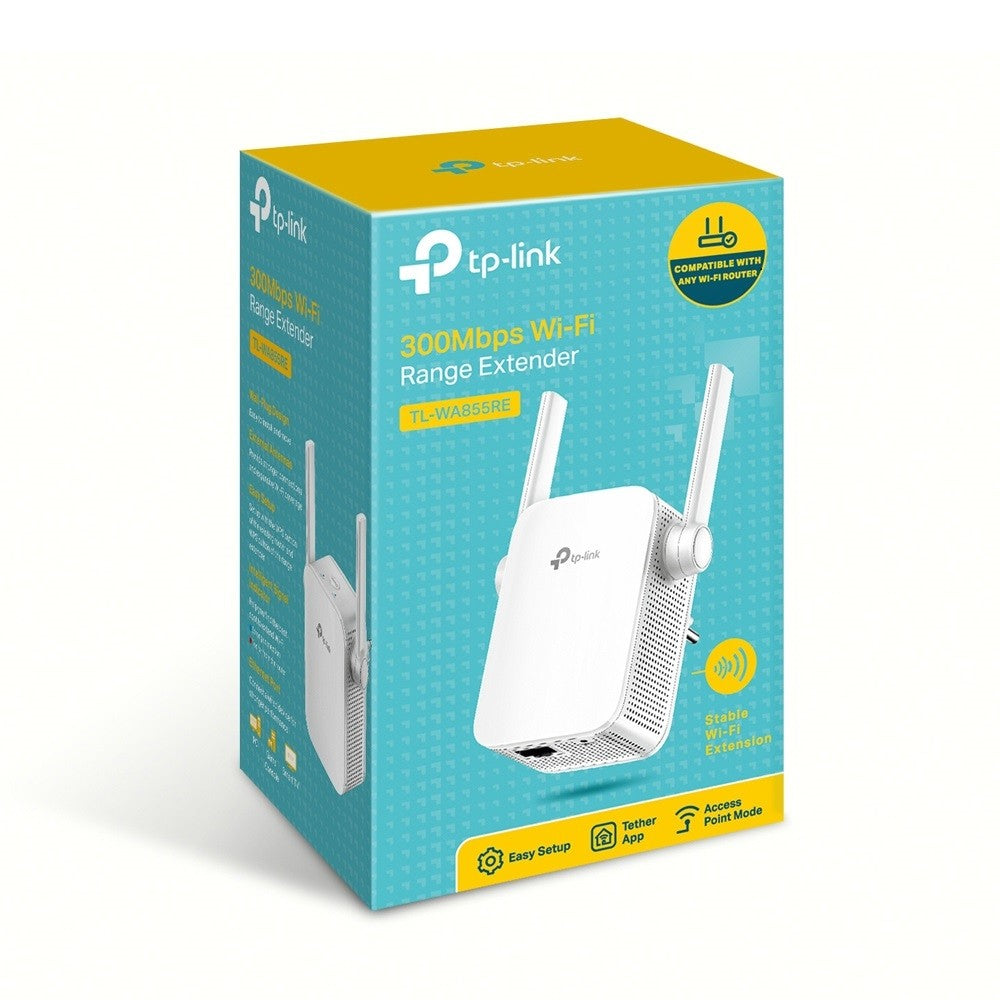 TP-LINK TL-WA855RE อุปกรณ์ขยายWI-FI 300MBPS WI-FI RANGE EXTENDER