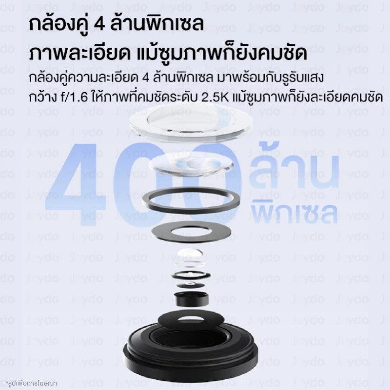 XIAOMI OUTDOOR CAMERA CW500 DUAL กล้องวงจรปิด กล้องสองเลนส์ ความละเอียด 4MP กันน้ำ กันฝุ่น รับประกัน 1 ปี