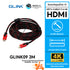 รวมสาย HDMI GLINK GLINK09 HDTV-CABLE HDMI 1.5-5M VERSION 1.4 4K 24Hz สายถักดำ-แดง ความยาว 1.5-5 เมตร