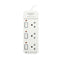 ANITECH H2233-PRO ปลั๊กไฟ 1 แถม 1 รุ่น 3 ช่อง 3 สวิช สายยาว 3 เมตร กำลังไฟ 2200W