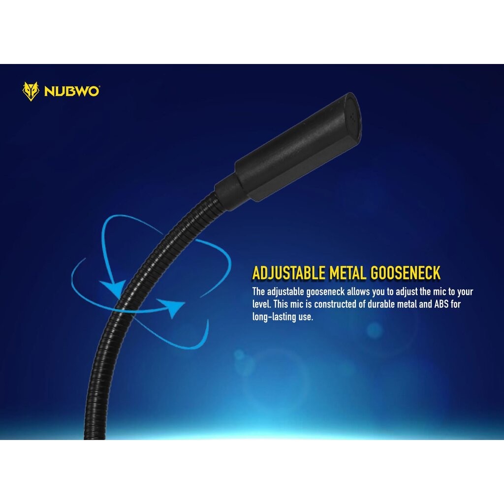 NUBWO M31 MICROPHONE (ไมโครโฟน) RGB SCYTHER  รับประกัน 1 ปี