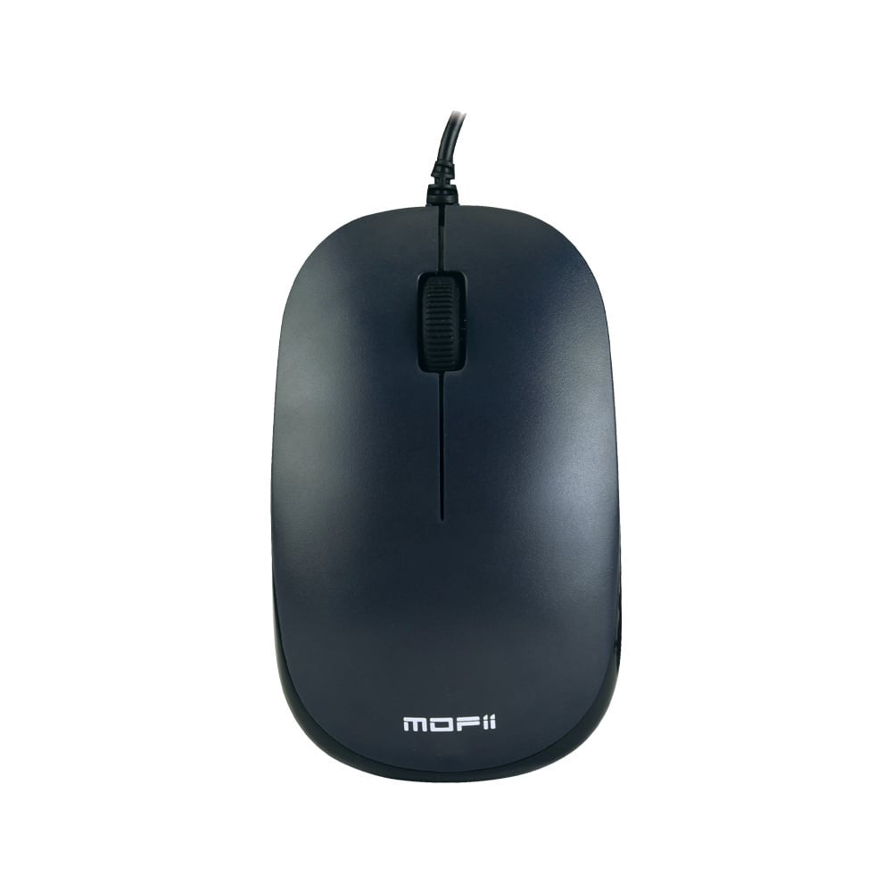 MOFii BUNBUN Wired Optical with Silent Mouse - OFFWHITE/DARKBLUE/PINKMILK