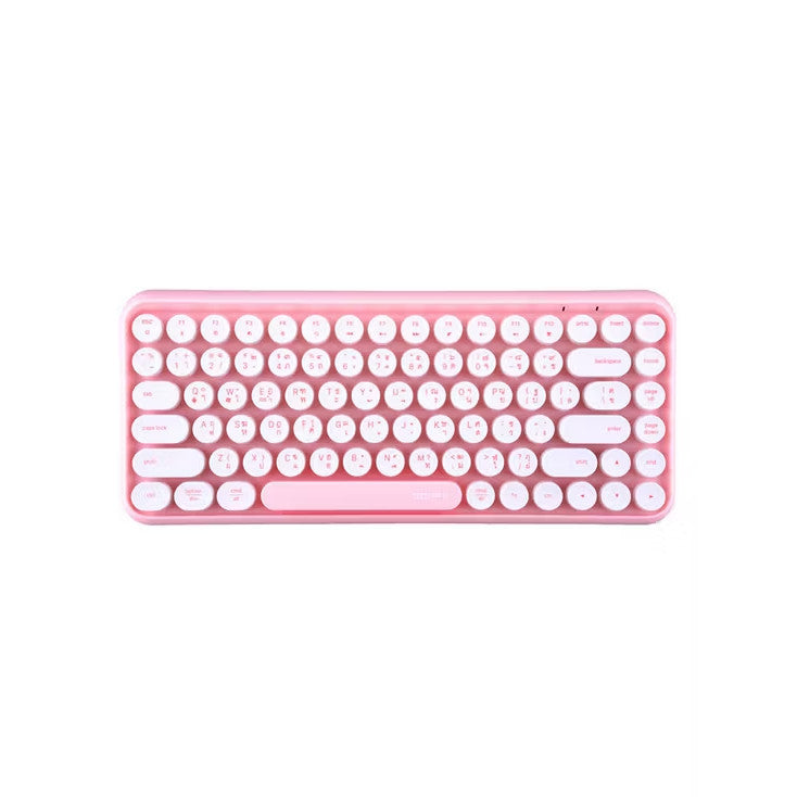 MOFII WAFFLE BLUETOOTH KEYBOARD GREY/ PINK