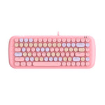 MOFII CANDY M BACKLIT MECHANICAL KEYBOARD - MIXED BROWN/ MIXED PINK