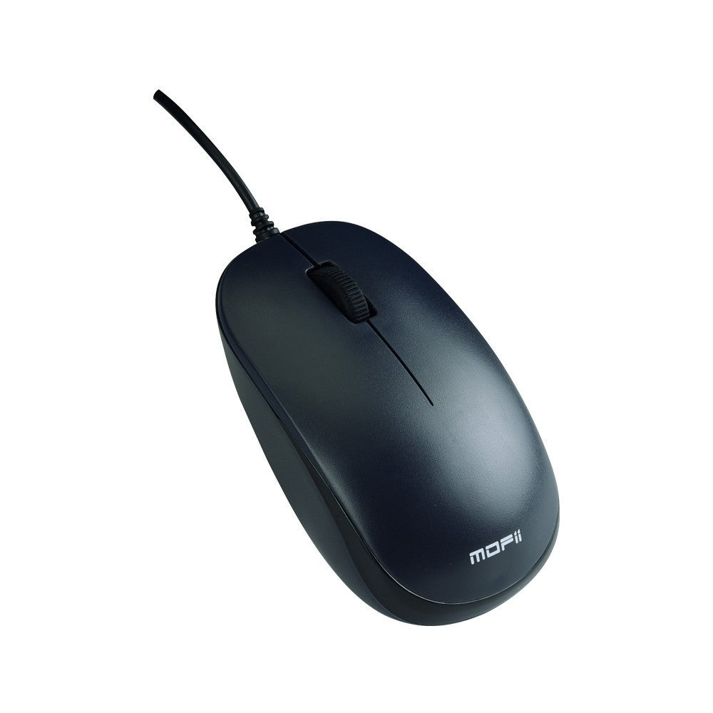 MOFii BUNBUN Wired Optical with Silent Mouse - OFFWHITE/DARKBLUE/PINKMILK
