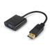 หัวแปลงพอร์ต Displayport To Vga สีดำ Converter Adapter