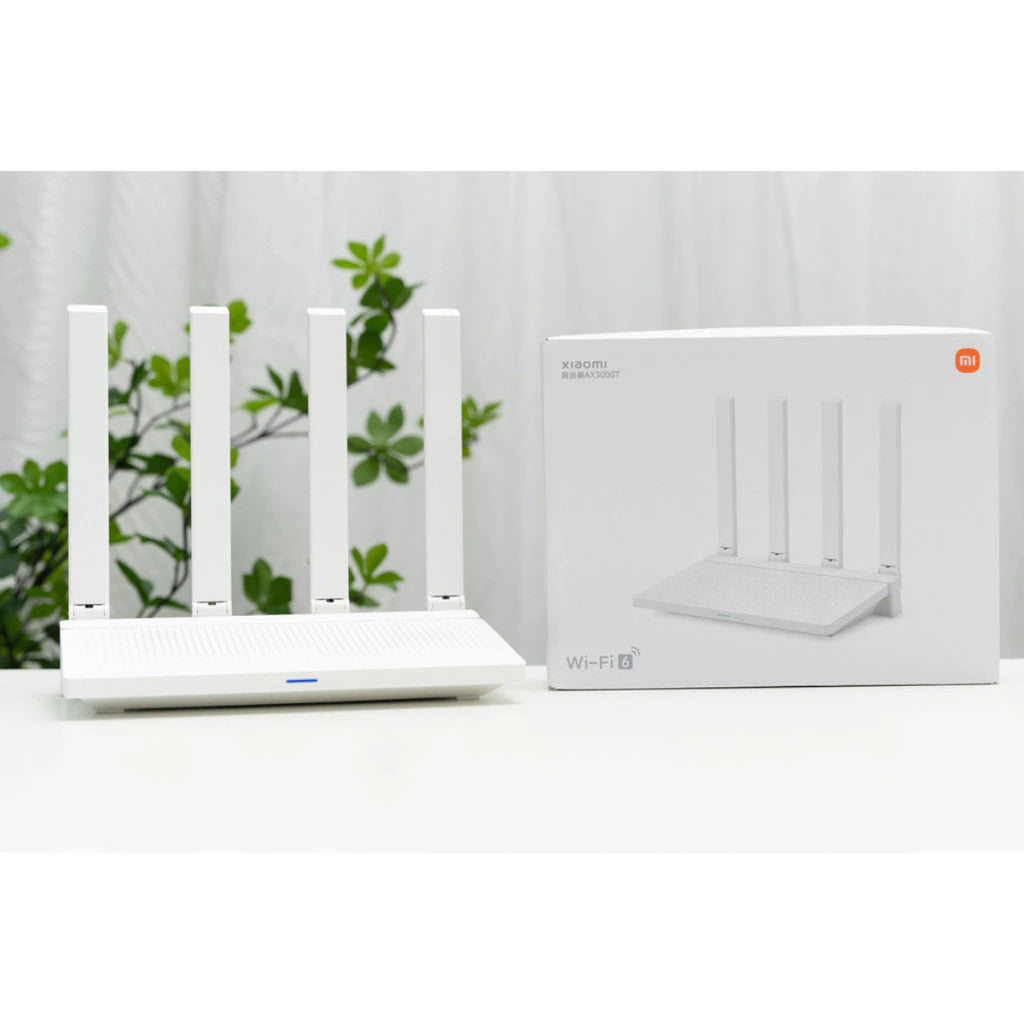 XIAOMI AX3000T ROUTER เราเตอร์ Wi-Fi 6  ความเร็วไร้สาย 3000Mbps การเชื่อมต่อ NFC รองรับเทคโนโลยี Xtra Range