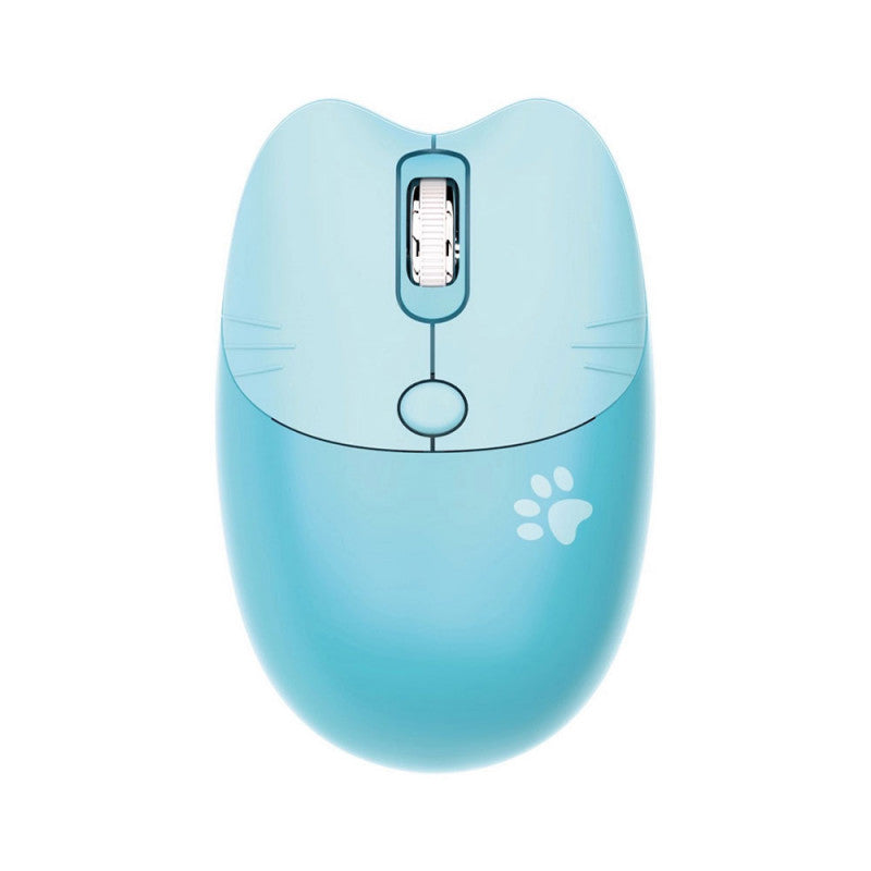 MOFII KITTEN 2.4G WIRELESS MOUS (เม้าส์) - PURPLE- PINK- MILKTEA- BLUE- BROWN