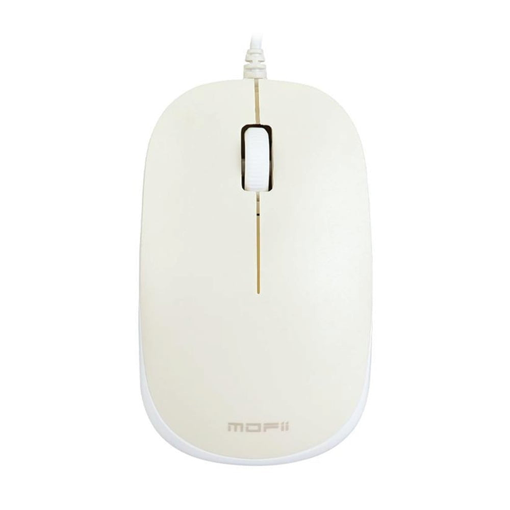MOFii BUNBUN Wired Optical with Silent Mouse - OFFWHITE/DARKBLUE/PINKMILK