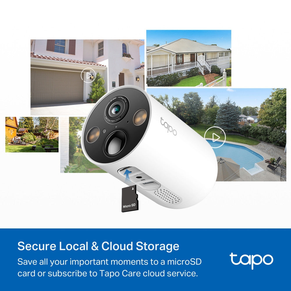 TP-LINK TAPO C425 KIT SolarPowered Security Camera Kit กล้องวงจรปิดไร้สาย