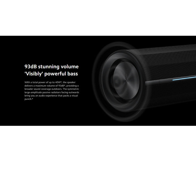 Xiaomi Bluetooth Speaker ลำโพงบลูทูธ 93dB 40W เสียงรอบตัว 360 องศา กันน้ำ ประกันศูนย์ 1 ปี