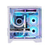 CASE เคส WJCOOLMAN DREAMER MINI WHITE/BLACK PANORAMA M-ATX/ITX NO FAN