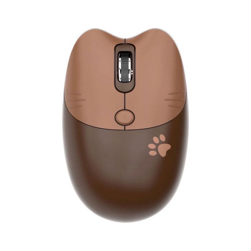 MOFII KITTEN 2.4G WIRELESS MOUS (เม้าส์) - PURPLE- PINK- MILKTEA- BLUE- BROWN