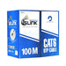 GLINK GL6002 สายแลนภายนอก สีดำ OUTDOOR CAT6 UTP CABLE ความยาว 100 เมตร (ไม่เข้าหัวไปให้)