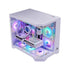 CASE เคส WJCOOLMAN DREAMER MINI WHITE/BLACK PANORAMA M-ATX/ITX NO FAN
