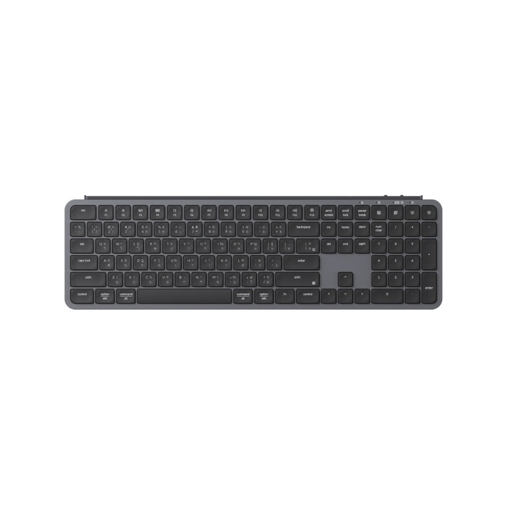 KEYCHRON B6 PRO ULTRA SLIM WIRELESS KEYBOARD 100% FULL SIZED คีย์บอร์ดไร้สาย บางพิเศษ คีย์ TH/EN