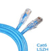 LINK US-5110LZ-4 สีฟ้า 10 เมตร CAT6 RJ4 PATCH CORD LSZH 10M LAN CABLE รับประกัน 30ปี