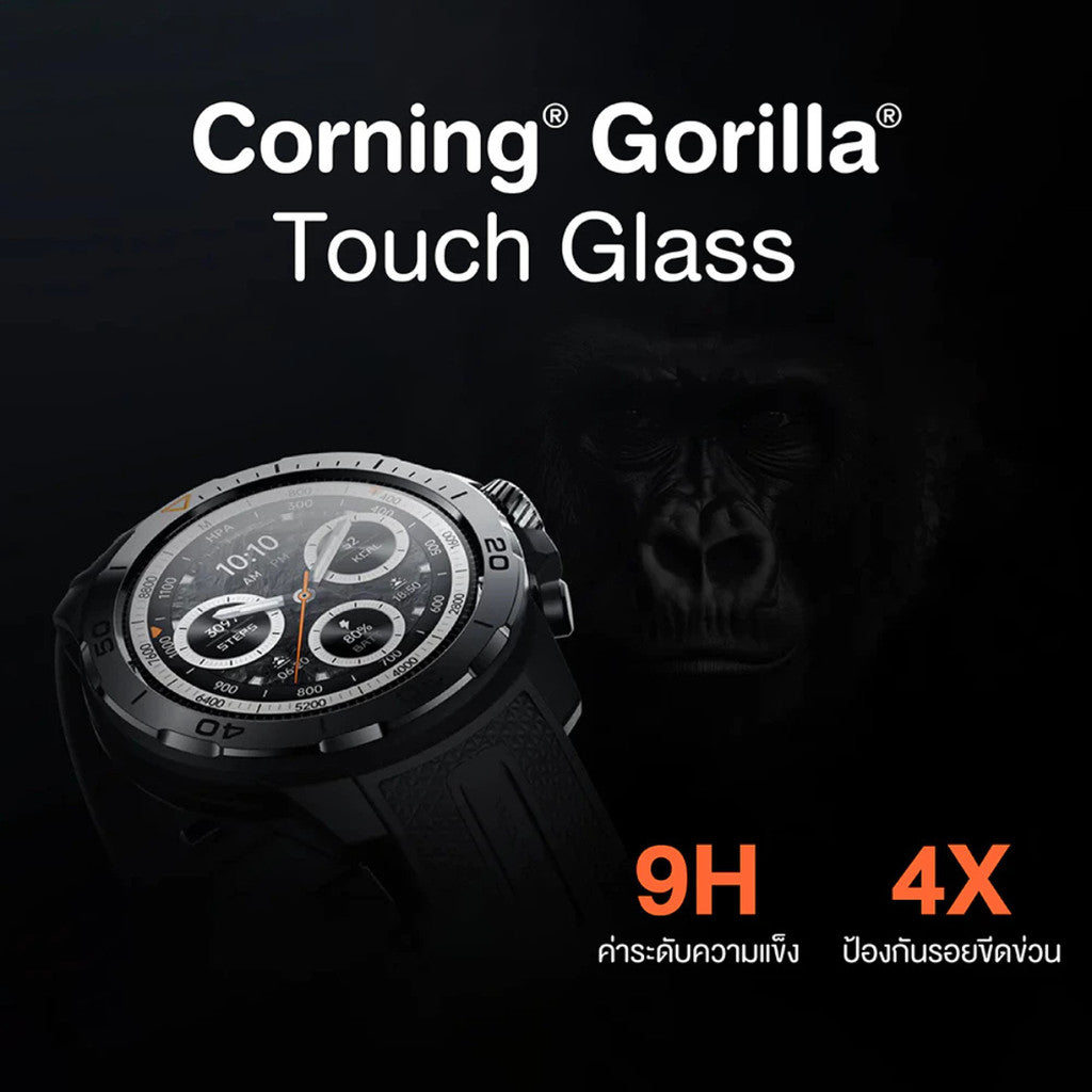 MIBRO WATCH GS EXPLORER สมาร์ทวอทช์ หน้าจอ AMOLED 60Hz กันน้ำ 10 ATM GPS เซนเซอร์วัดสุขภาพ สิ่งแวดล้อม ทน แบตอึด