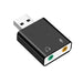 USB SOUND CARD สีดำ 7.1 USB TO 3.5 มม. ADAPTER สำหรับ PC แล็ปท็อป