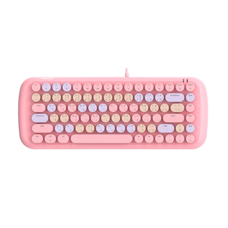 MOFII CANDY M BACKLIT MECHANICAL KEYBOARD - MIXED BROWN/ MIXED PINK