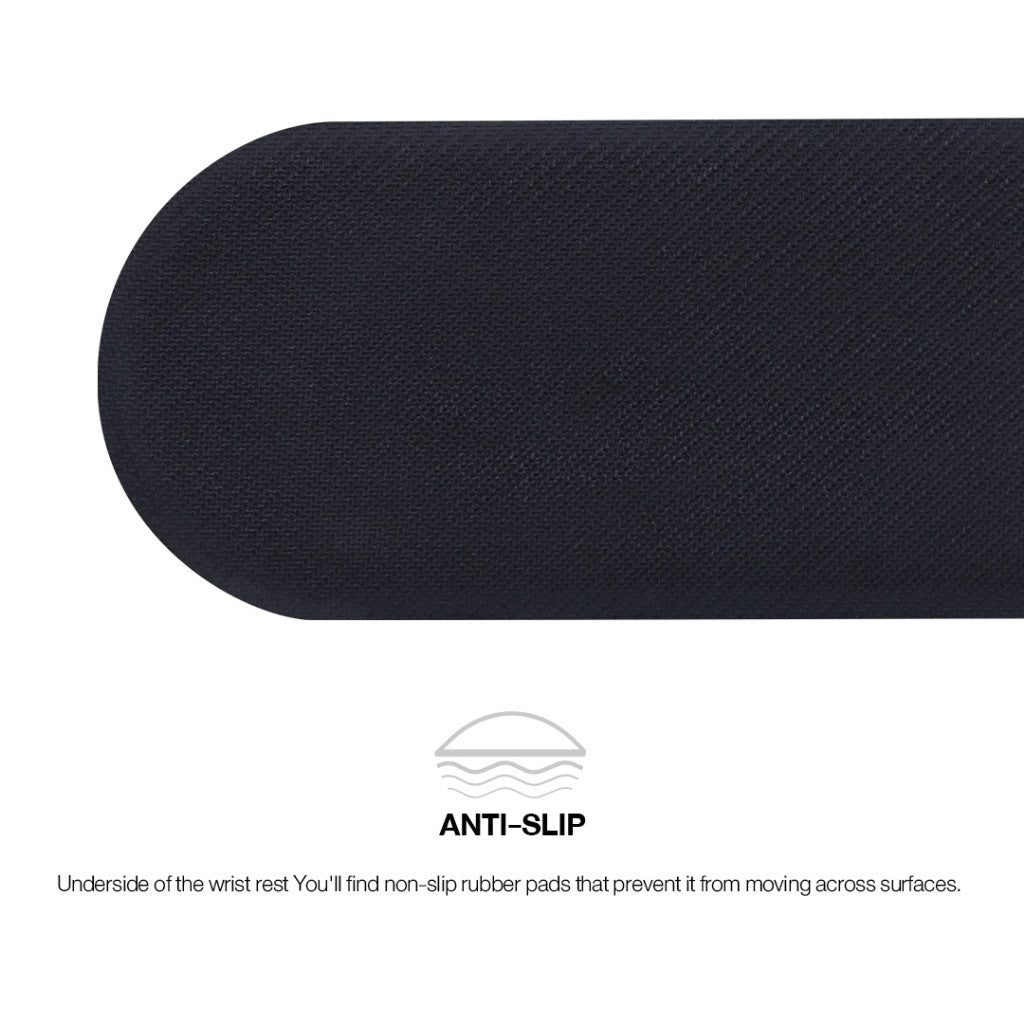 NUBWO NWR1 WRIST REST แผ่นรองข้อมือ ผลิตจากเมมโมรี่โฟม พร้อม ANTI-SLIP ป้องกันการลื่นไถล